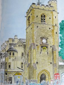 painting of Carfax Tower
